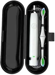 Black Plastic Electric Toothbrush Travel Case (Black, One Size)