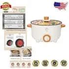 Multi-Functional 800W Ceramic Hot Pot Cooker - 3L Non-Stick Grill for Gatherings
