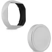 Haoge Silver Metal Square Lens Hood for Fujifilm Fuji XF23mm F1.4 R LM WR Lens