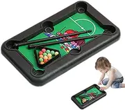 Small Pool Table,Kids Billiard Table Billiard Table Game,Portable Small Tabletop Billiard Table for Family,Children,Boys,Girls,Kindergarten Children Strengthen Hand and Eye Coordination and Improve