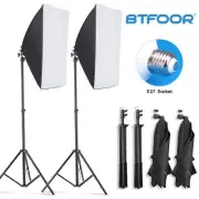 Professional Photography Softbox Lighting Soft Box with Tripod E27 Photographic