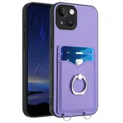For Iphone 15 Ring Card Holder Phone Case