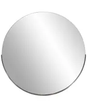Howard Elliot Dante Round Silver Mirror