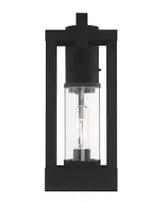 Livex Lighting 1-Light Black Outdoor Post Top Lantern