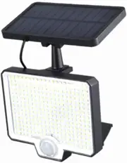 294 LED Solar Flood Light with Motion Sensor � Outdoor Security Wall Light for Yard, Garden & Home