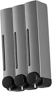 YWJLQH Wall Mount Liquid Soap Dispenser Shampoo Dispenser Lotion Container for Bathroom Toilet Kitchen Hotel, Silver