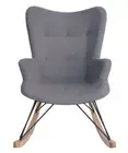 Replica Grant Featherston Rocking Chair | Grey Fabric