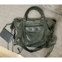 在飛比找蝦皮購物優惠-Balenciaga115748二手機車包classic c