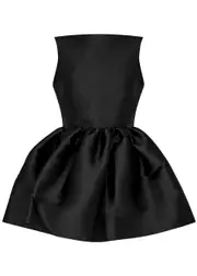 Solace London Simona Peplum Faille top - Black - 12 (UK12 / M) 12 (UK12 / M)