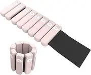 Wrist Ankle Weights,2X Leg Weights | Adjustable Silicone Wrist Strap Pilates Equipment Bracelet Suppor For Walking, Ballet, Fitness, Aerobics