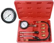 8Pcs Petrol Engine Cylinder Compression Tester Kit Automotive Tool Gauge