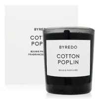 在飛比找momo購物網優惠-【BYREDO】Cotton Poplin 純柔絨棉香氛蠟燭