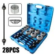 Front Wheel Hub Driver Bearing Press Extractor Removal Puller Tool 28pcs Kit
