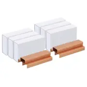 Staples for Stapler, 6 Pack 26/6 Standard 1/4 Inch Length Staples Rose Gold