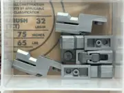 LEGO Parts - Flat Silver Launcher, 1 x 2 Mini Blaster - No 69754c01 - QTY 5