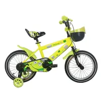 在飛比找樂天市場購物網優惠-寶貝樂嚴選 16吋小精靈兒童腳踏車輔助輪三輪車-黃(BTSX