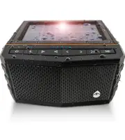 ECOXGEAR Sol Jam Solar-Powered Waterproof Bluetooth Portable Speaker black