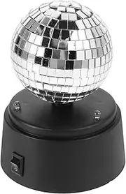 CIMAXIC Led Ball Light Mirror Surface for Ktv Battery-Powered Table Lamp Portable and Easy to Operate for Stage and Outdoor Use