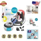 Fun Red Gaming Chair for Kids with Cup Holder - Inflatable & Foldable Design