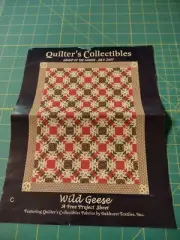Quilter's Collectibles Quilt Kit July 2007 Wild Geese