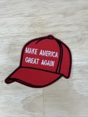 Trump MAGA Hat Embroidered Iron On Patch