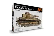 AK Interactive 1/35 Pz.Kpfw.Iv Ausf.D Deutsche Afrkia Korps Plastic Model Kit