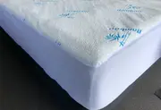 Waterproof Mattress Protector - King - Bamboo Fabric