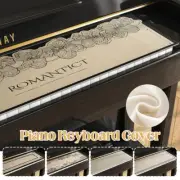Piano Keyboard Dustproof 126x18cm Protection Cover American Vintage Soft Cloth