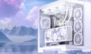 Antec C8 E-ATX, mATX, ITX, Seamless Edge View Front and Side, USB-C, White Case.