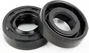 Fluorine Rubber Skeleton Oil Seal, 2PCS TC Oil Seal Skeleton Spring Steel 32x45x7 34x47x7 35x47x7 35x48x8 35x50x10 35x50x7 35x52x10mm Black Nitrile NBR Gasket Gasket Lip(35x45x8)