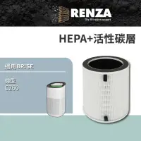 在飛比找momo購物網優惠-【RENZA】適用BRISE C260 空氣清淨機(2合1H