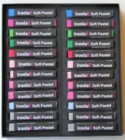 Ironlak - Artists' Soft Pastels - 24 pack - New - Free Postage