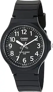 [Casio] Men's 'Easy To Read' Quartz Black Casual Watch (Model: MW240-1BV)