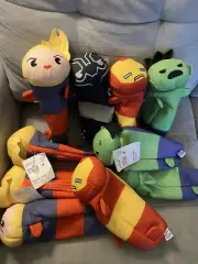 10 NEW YOOBI x Marvel Comics Lot (Iron Man Incredible Hulk) Soft Pencil Cases Q