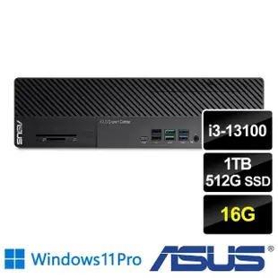 【ASUS 華碩】i3四核薄型商用電腦(M700SE/i3-13100/16G/1TB HDD+512G SSD/W11P)