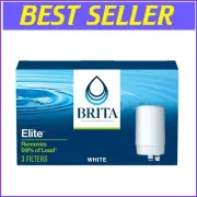 BPA-Free Water Filter for Faucet Mount - Removes 60+ Contaminants, 3 Filters