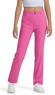 [Generic] Casual Pants for Grils Fashion Leisure Style Trendy Comfortable Pants Elasticity Comfy Fashion Toddler Trousers