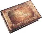 iplusmile European Style Vintage Book Shaped Storage Box Realistic Faux Book Organizer for Jewelry Keys and Keepsakes Decorative Accent for Home Office