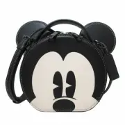 Coach × Disney Mickey Ear Face Design 2Way Handbag Shoulder Bag [Outlet/Unused]