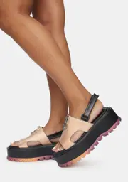 [Koi Footwear] Crimson Platform Sandals