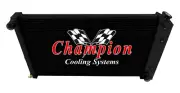 AAR Champion 3 Row Black Finish Radiator 17"x28" for 1967 - 1972 Buick Skylark (for: Chevrolet)