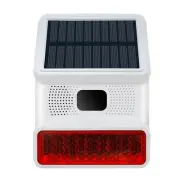 Solar Strobe Alarm Light Sound Flash Outdoor Alarm Siren for 433MHz Wifi2255
