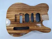 Zebrawood HSH body - Tele -for Fender Strat Stratocaster neck Floyd Rose J2037