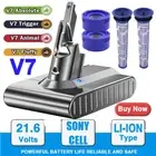 For Dyson Animal V7 Upgrade 9.0Ah 21.6V Li-ion Tools Battery Trigger HEPA Vacuum