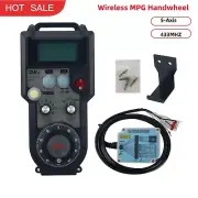 AWPG 5-Axis CNC Wireless MPG Handwheel 25PPR Manual Pulse Generator LED Screen