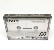 SONY METAL MASTER 60 Blank Audio Cassette Tape SEALED Type IV Metal Bias JAPAN