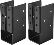 2x4 Joist Hanger, Concealed Framing Stabilizer, Joist Support Stabilizers Set of 2 for Woodwork Projects Stair Shelf Beam Handrail Playground Fence Swing