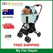 Ibiyaya 3-in-1 Travois Detachable Carrier Pet Stroller - Spearmint