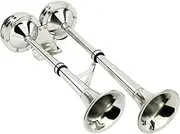Marine Stainless Steel Horn Powerful Dual Trumpet Electric Horn for Boat RV Car 12V