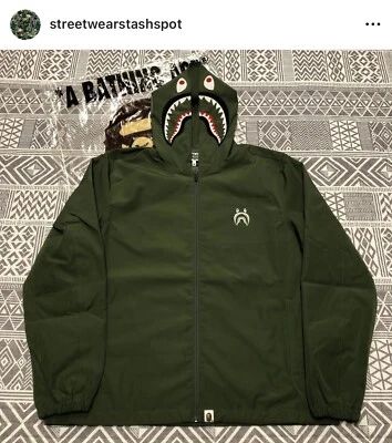 A Bathing Ape Bape Shark Jacket Size Large